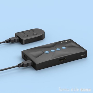 4口kvm切換器四進一出hdmi高清顯示器多電腦主機屏幕監控滑鼠鍵盤一拖四共享切屏器 快速出貨