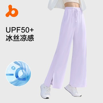 【Chan's】💘 聚衣堂防曬高腰闊腿褲女高彈裸感冰感防紫外綫微喇運動褲