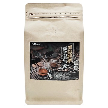 COFeeL 凱飛 鮮烘豆濃香特調義式咖啡豆 1lb  未研磨  450g  1包