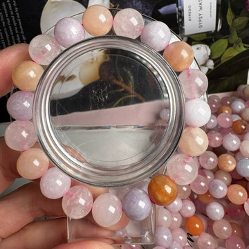 天然水晶 仙女摩根石手珠 10.4mm手圍16公分🧚‍♀️摩根石手珠 仙女摩根石手串 天然水晶手珠 A2678