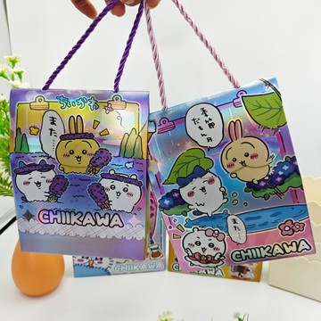 可愛 實用日用品🌸吉伊卡哇文創大盲袋卡通可愛吧唧賬本貼紙筆記本中性筆文具套裝