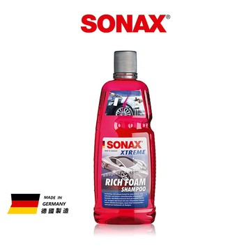 SONAX 極潤泡沫洗車精 1L PA壺 泡沫壺推薦 高垂掛泡沫 正預洗 贈海綿 極濃縮 中性配方 德國原裝