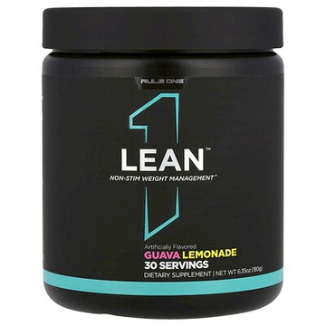 Rule One Proteins, Lean™，無興奮成分體重管理，番石榴檸檬水，6.35 盎司（180 克）