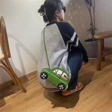樂緹妃女包2023新款韓版小眾設計時尚可愛汽車包百搭斜挎小包包