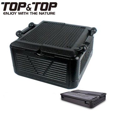 韓國TOP&TOP 超輕量霸王折疊保溫箱(中型)/保冰/保冷/保溫(兩色任選)