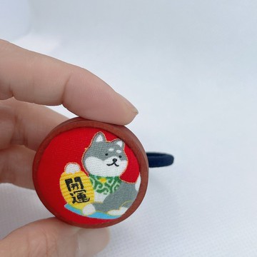 手工原木髮束-開運