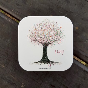 吸水杯墊-幸福樹(純淨版)