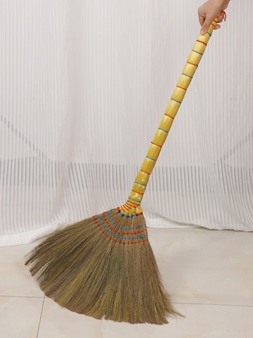手工芒草掃把加厚高粱苗掃帚軟毛家用木地板瓷磚掃地笤帚大號單個