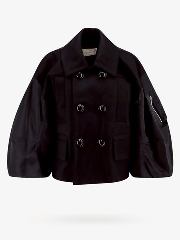 Wool and nylon jacket - SACAI - gender_Woman