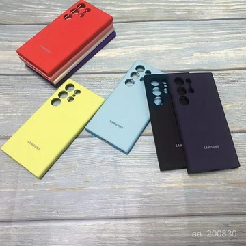 💖限時特價💖三星s25ultra手機殻液態硅膠適用s24防摔全包簡約s24+全包式潮款