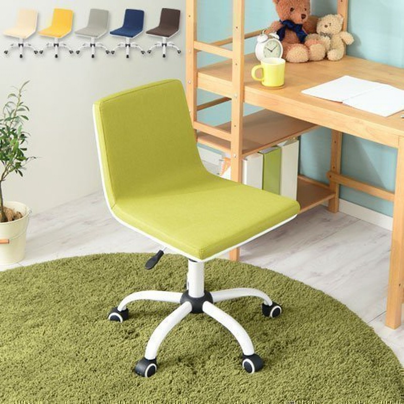 チェア キャスター付き 背もたれ チェア 肘なし 子供 大人 デスク用チェア パソコンチェア 回転 昇降機能 ファブリック 勉強椅子 学習椅子 事務椅子 おしゃれ 通販 Lineポイント最大0 5 Get Lineショッピング