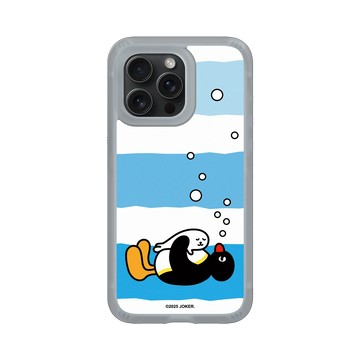 iPhone 15 Pro Max AirX 流變灰 - Pingu 企鵝家族 - Pingu ＆小海豹