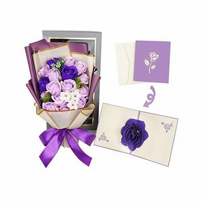 ソープフラワー 花束 ブーケ 造花 薔薇ブーケ バラ 枯れない花 石鹸花 敬老の日 誕生日 結婚祝い 記念日 還暦祝い お祝い 就職 退職 通販 Lineポイント最大get Lineショッピング