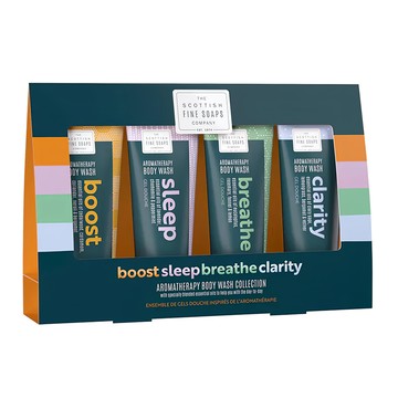 Scottish Fine Soaps 舒心沐浴露四件組 敏感肌適用 多種精油香氛 英國原裝進口  300ml  1組