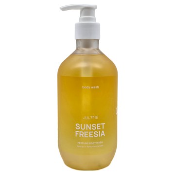 JULYME 香氛沐浴乳 SUNSET FREESIA 日落小蒼蘭 500ml 溫和潔淨 保濕柔嫩 韓國製造  1瓶