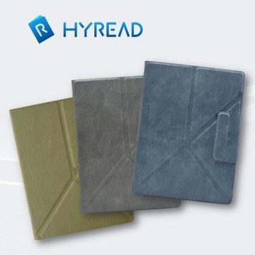 HyRead Gaze Pro Note 系列 7.8吋磁吸側翻皮套-墨石灰