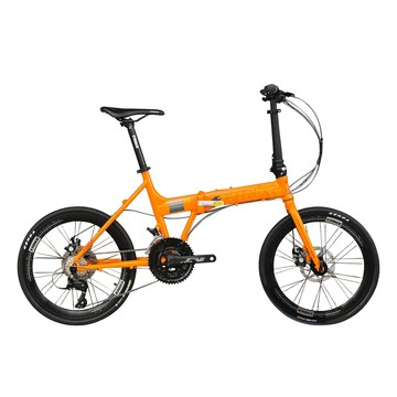 BIKEDNA FLYBIRD3.0 鋁合金碟煞折疊車,搭載日本SHIMAN27速SORA套件 50T培林大盤 451輪組前後輪快拆強悍都會小折