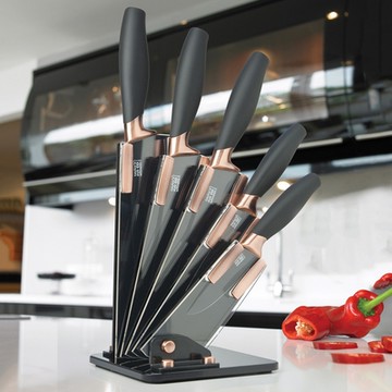 《TaylorsEye》Brooklyn可調刀座+刀具5件-粉銅-