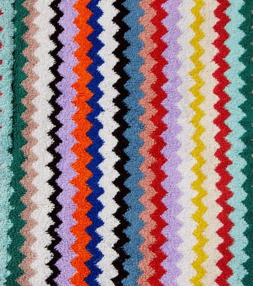 Missoni Riverbero Zigzag cotton terry bathrobe