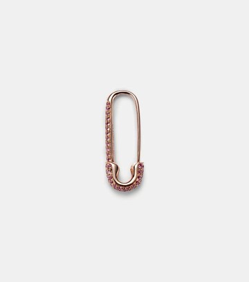 Anita Ko Safety Pin 18kt rose gold single earring with sapphires
