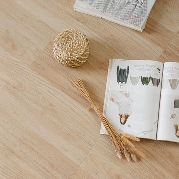 韓國製 免膠木紋地板 崔勾地板(淡雅暖棕色)