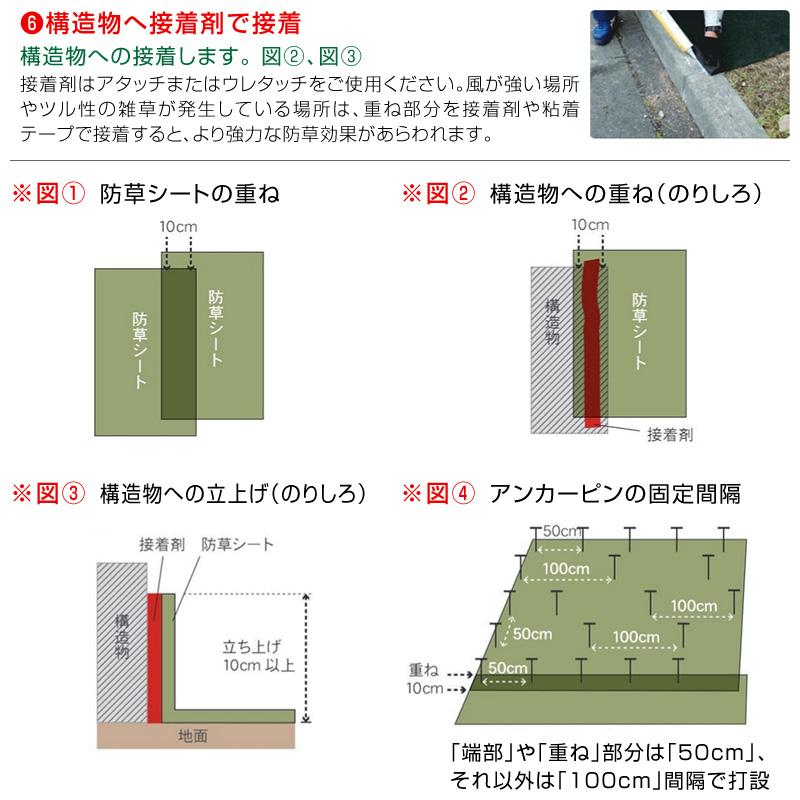 人工芝下用防草シート 幅1mx長さ50m厚さ0.35mm 人工芝下で半永久的 強度抜群 除草雑草 高密度不織布 安心の日本製 格安送料無料010385