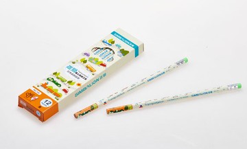 SIMBALION 雄獅 三角桿交通工具B鉛筆 NO.155B