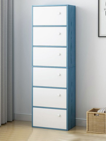 APP下單享點數9% 簡易書柜落地靠墻客廳置物架臥室收納架儲物柜簡約現代辦公