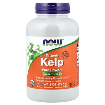 NOW Foods, 有機海藻，純淨粉劑，8盎司（227克）