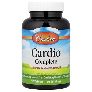 Carlson, Cardio Complete，高級心血管護理多維生素，90 片