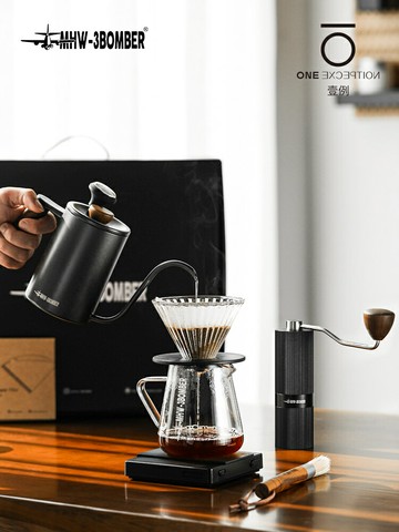 【店長推薦】機MHW咖啡M1手沖套裝禮盒家用專業磨豆機分享壺濾杯禮品便攜