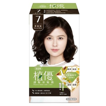 美吾髮植優 護髮染髮霜  7黑麥棕  1盒