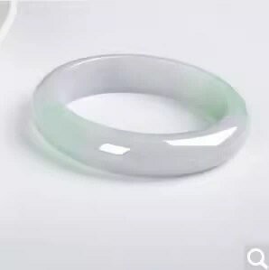 天然老坑翡翠玉手鐲 淺綠紫羅蘭手鐲女款封蠟處理春帶彩玉石玉鐲