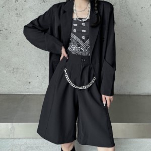 Seasonz ハーフパンツ 喜平形チェーン ゴシック 黒コーデ 病み可愛い ストリート系 地雷系 バンギャ 10代 代 通販 Lineポイント最大4 0 Get Lineショッピング