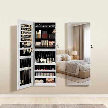 C&B 思薇亞無邊框鏡面壁掛式首飾化妝穿衣鏡櫃