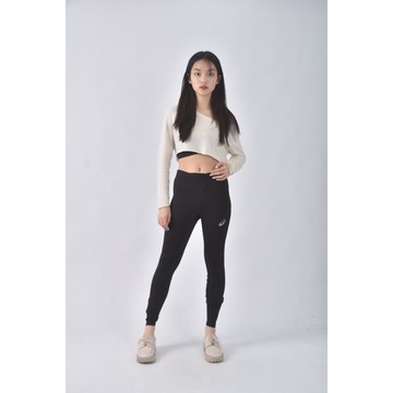 (S) asics運動質感黑色長褲二手衣