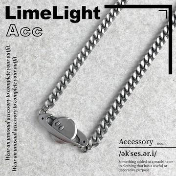 ☆LimeLight☆ 快樂星球 / 做舊 / 古巴 / 古巴項鍊 / 飾品 / 鈦鋼 / 項鍊