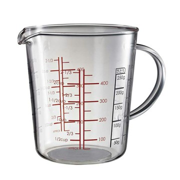 【晨光】台灣製 Tiamo 玻璃有柄量杯(200ml 722860/500ml 722877)【現貨】
