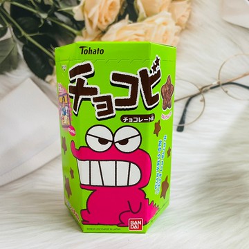 日本 Tohato 東鳩 六角盒餅乾 小新餅乾 25g 星星可可餅｜全店$199免運