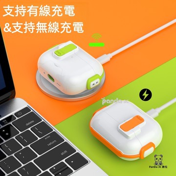 音樂精靈ins自動彈蓋保護套 降噪簡約耳機保護殼 適用 AirPods Pro 2 3 Air Pods 4 耳機保護套