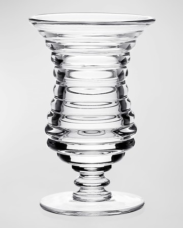 Ripples Footed Vase, 4.75"