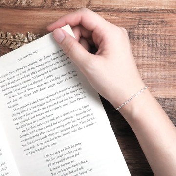 刻字訂製 純銀 稜角海錨手鍊(2.4mm) 925純銀手鍊 女生手鍊