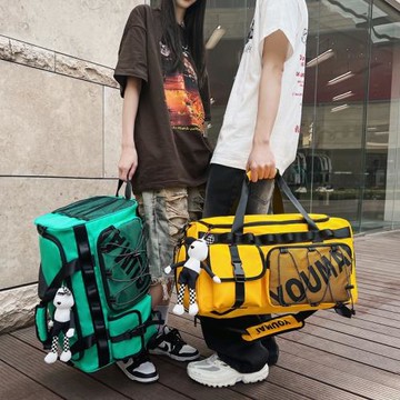 多功能雙肩包男士短途旅行包大容量戶外運動健身包手提行李收納袋