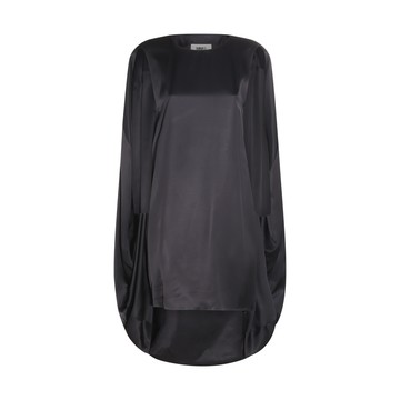 Mm6 Maison Margiela - Black Viscose Dress
