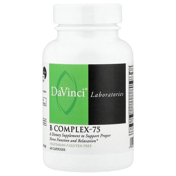DaVinci Laboratories, 維生素 B 群複合物 -75，60 粒膠囊
