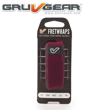 小叮噹的店- 悶音束帶 Gruv Gear FretWrap 勃地根紅 S/M FW-BGY