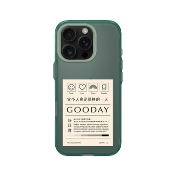 iPhone 16 Pro Clear 憂墨綠 - 好日曆 GOODAY (星期安有限公司) - 今天會是很棒的一天