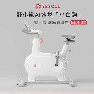 【X-BIKE晨昌】YESOUL 野小獸 新一代速燃超靜音磁控小白駒飛輪車 自發電M2M【贈一個月免費課程】