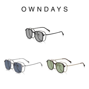OWNDAYS SNAP系列磁吸式兩用光學偏光墨片鏡框 (SNP1018N-3S)