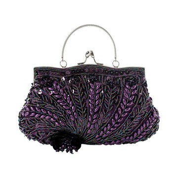 【巴黎精品】現貨+預購 晚宴包手提包-手工珠繡花朵手提女包包7色a1fi36